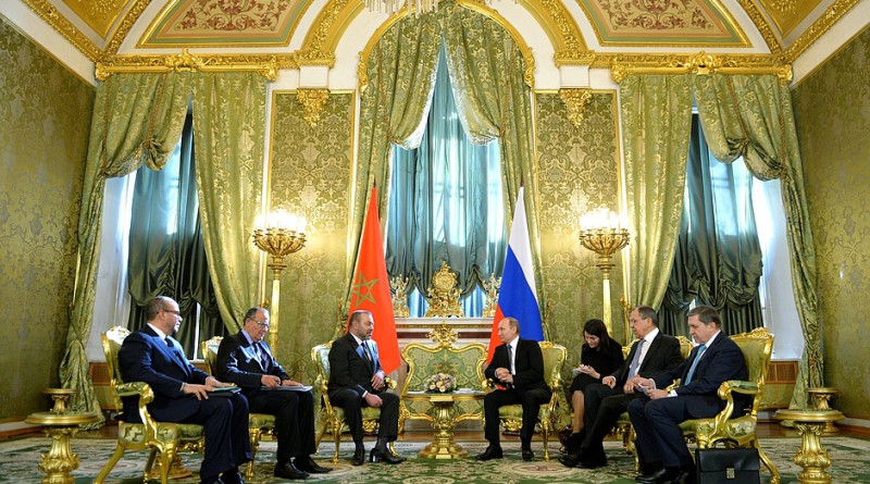 Путин с королем Мароко